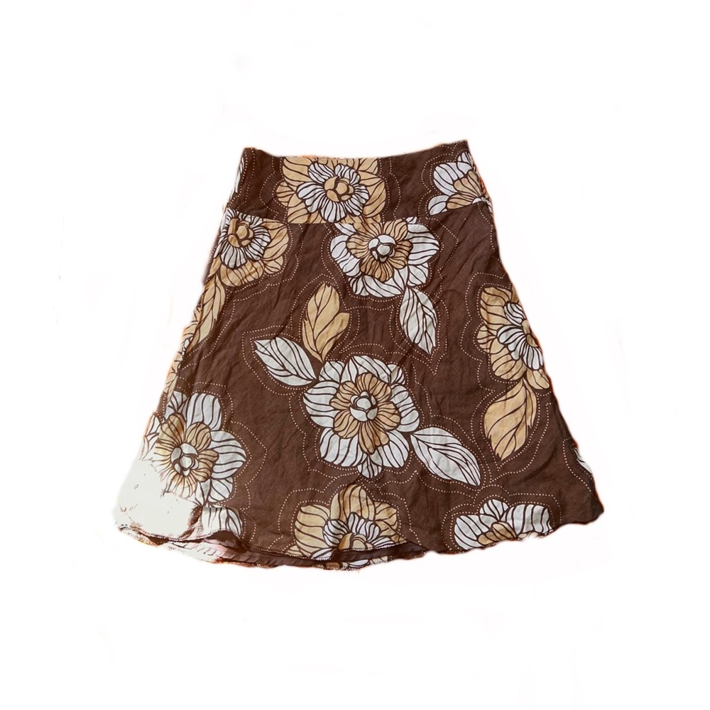 Vintage Brown H&M Midi Skirt